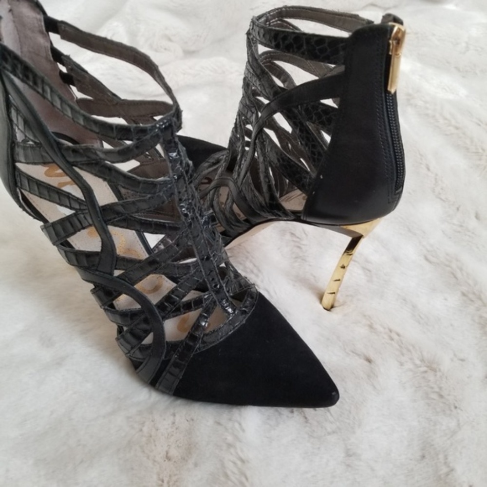 Sam Edelman Pointed Caged Stiletto Heel - Picture 3 of 4